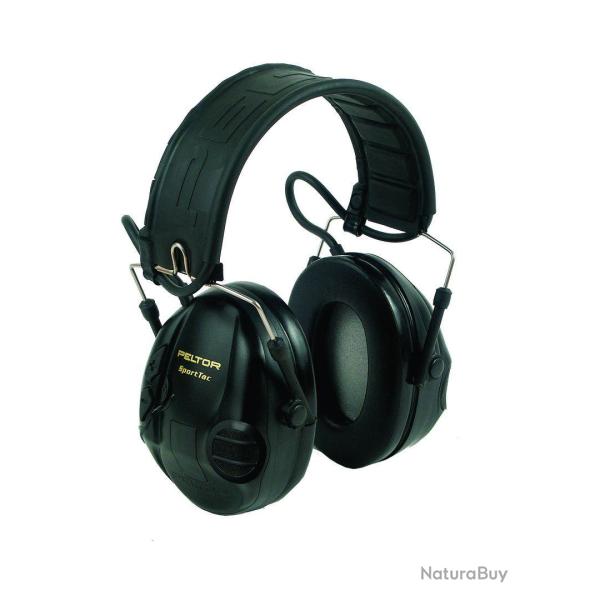 3M Peltor Casque anti-bruit 3M(TM) Peltor(TM) sporttac(TM) - Coquilles Noires/Rouges - R�f: ID16H210