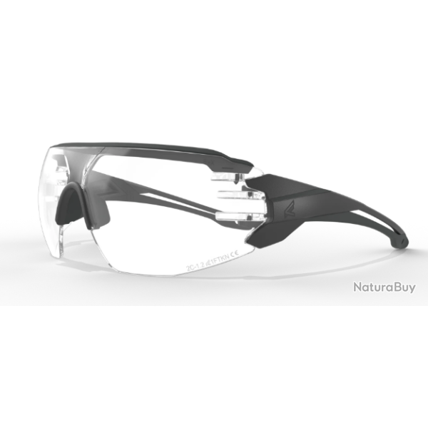 Edge Tactical LUNETTES EDGE TACTICAL TAVEN - NOIRE - INCOLORE - R�f: ETXTV111