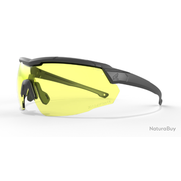 Edge Tactical LUNETTES EDGE TACTICAL ROLLING THUNDER - REGLABLES- NOIRE - JAUNE - R�f: ETRT1A2