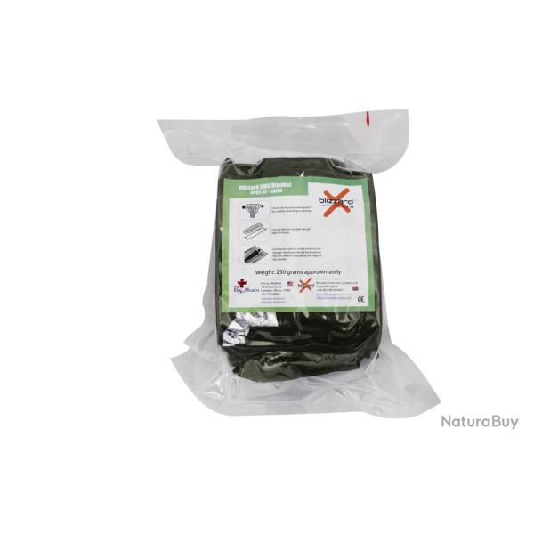 Blizzard Couverture de survie 2 couches ems Blizzard - Verte - R�f: PERBPS201