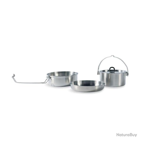 Tatonka CAMP SET LARGE - Batterie de cuisine Tatonka - Casserole/Po�le/Bol - Acier inox - R�f: TK411
