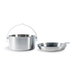 Tatonka KETTLE - Casserole avec po&ecirc;le int&eacute;gr&eacute; Tatonka - 4L - Acier inox - R&eacute;f: TK4004000