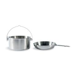 Tatonka KETTLE - Casserole avec po&ecirc;le int&eacute;gr&eacute; Tatonka - 2.5L - Acier inox - R&eacute;f: TK4003000