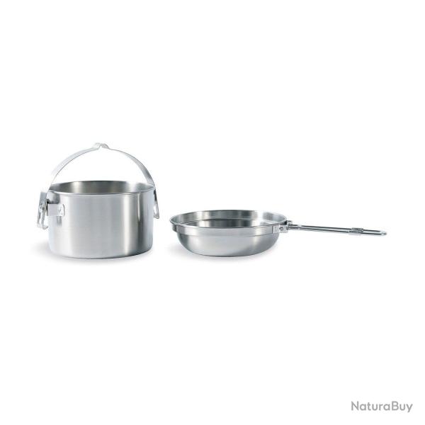 Tatonka KETTLE - Casserole avec po�le int�gr� Tatonka - 1L - Acier inox - R�f: TK4001000