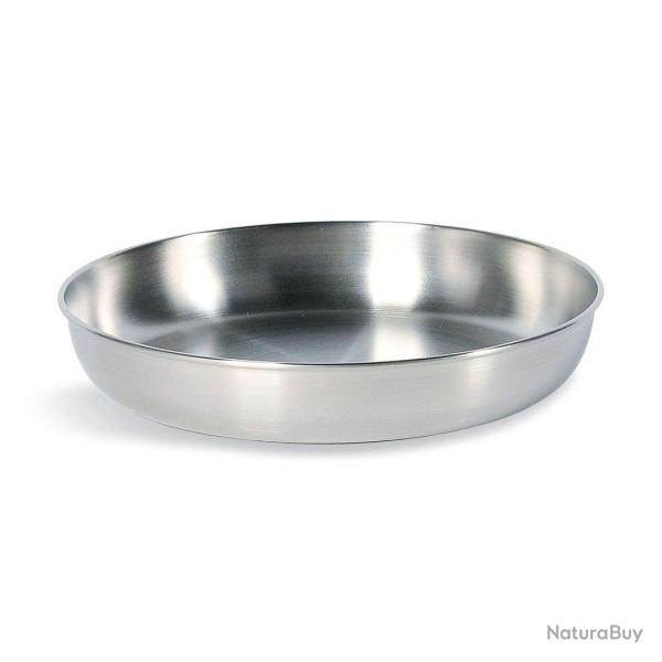 Tatonka PICNIC PLATE - Assiette Tatonka - 16.5 cm de diam�tre - Acier inox - R�f: TK4029000