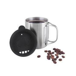 Tatonka THERMOS250 - Tasse Thermos Tatonka gradu&eacute;e avec poign&eacute;e pliante et couvercle - 250ml - Acier