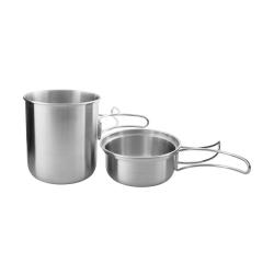 Tatonka Handle mug 600 set - tasse graduee + couvercle - 600ml - R&eacute;f: TK4173000