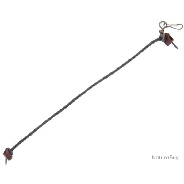 Lacet � palombe court avec mousqueton