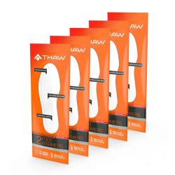 Pack de 5 semelles chauffantes - thaw - activation &agrave; l'air - EU : 37-39,5 - R&eacute;f: FOT3G5-EU:37-39,5