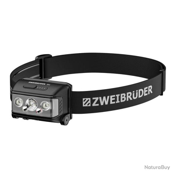 Zweibruder - lampe frontale rechargeable - zb3h - 600 lm