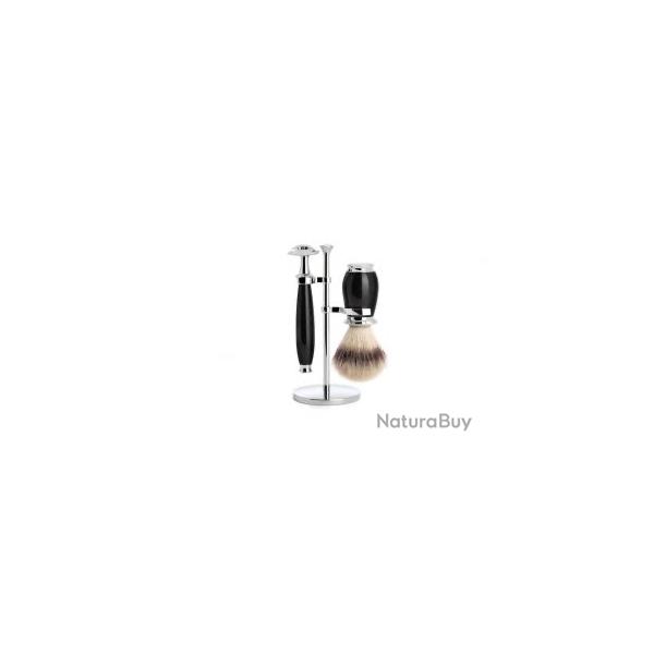 SET 3 P. MUHLE purist noir securist synth.argente