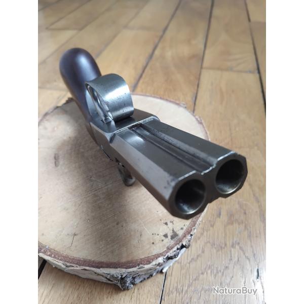 Pistolet canons juxtapos�s � percussion