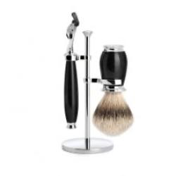SET 3 P. MUHLE purist noir fusion pur argente