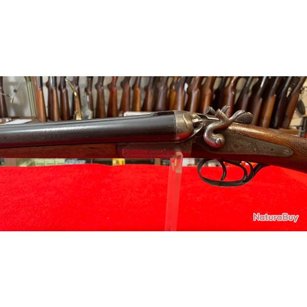 FUSIL A CHIENS ARTISANAL ST�PHANOIS : CAL 16/65, PERCUSSION CENTRALE, GRAVURES FAITE � LA MAIN CAT.D