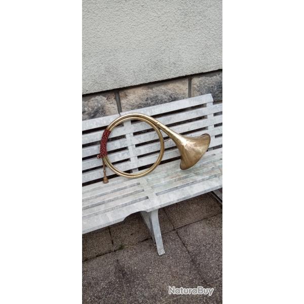 Trompe core de chasse trois tours ancien J�r�me Thibouville Lamy d�but XXeme