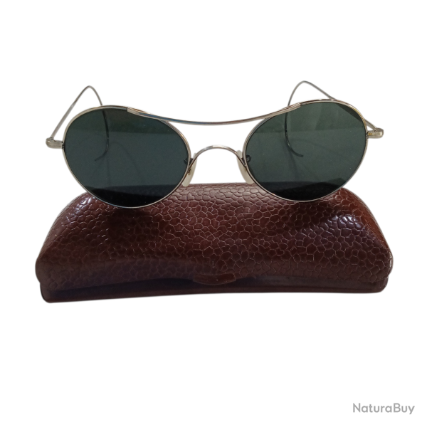 Lunettes pilote h�licopt�re Arm�e Fran�aise ann�es 60