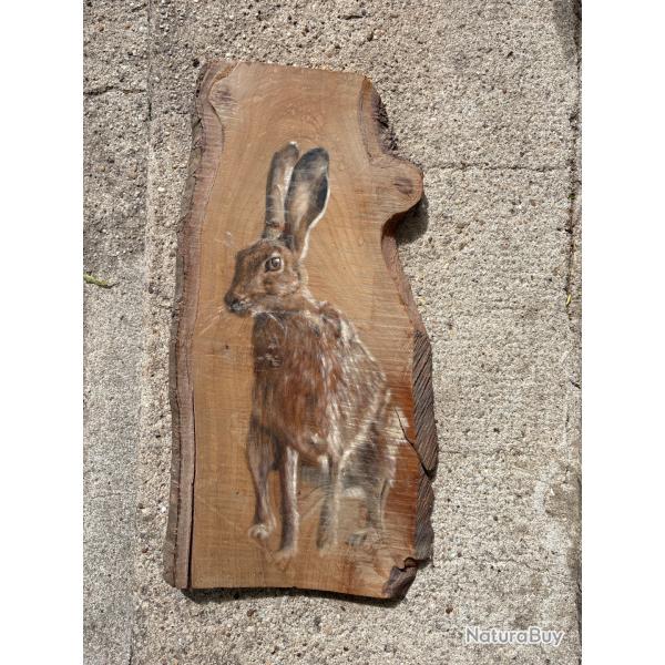 Peinture animali�re sur bois