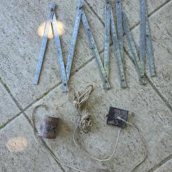 FIL &Agrave; PLOMB ANCIEN + M&Egrave;TRE PLIABLE