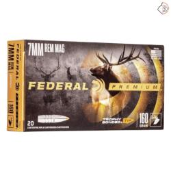 FEDERAL 7mm rem Trophy Bonded Tip 160 GR