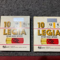 Lot de 2 boites de 17 cartouches Legia hight star Pb n&deg;6 36g BJ