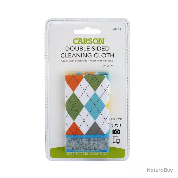 Carson 5-Pack Two Sided Microfiber Cloth (2X Blue, 2X Gray 1X Coral) - R�f: MF-11(06)AS