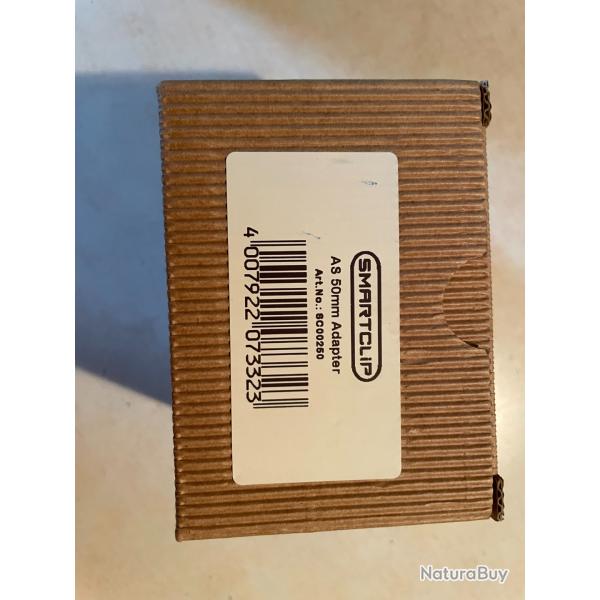Adaptateur SMARTCLIP AS pour LEICA CALONOX ou �quivalent sur lunette 50mm