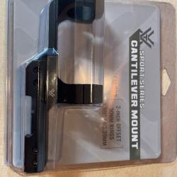 Montage Vortex Sport Cantilever monobloc Picatinny d&eacute;port arri&egrave;re 5cm et colliers de 30mm