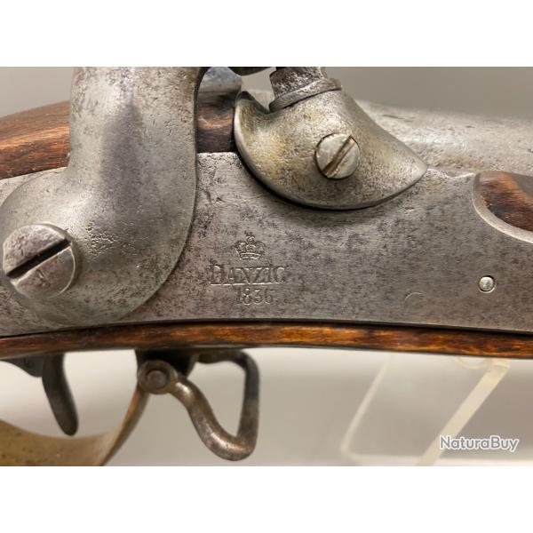 FUSIL 1822T MANUFACTURE DE DANZIG ann�e 1836 tr�s bel �tat d' ORIGINE TRES RARE