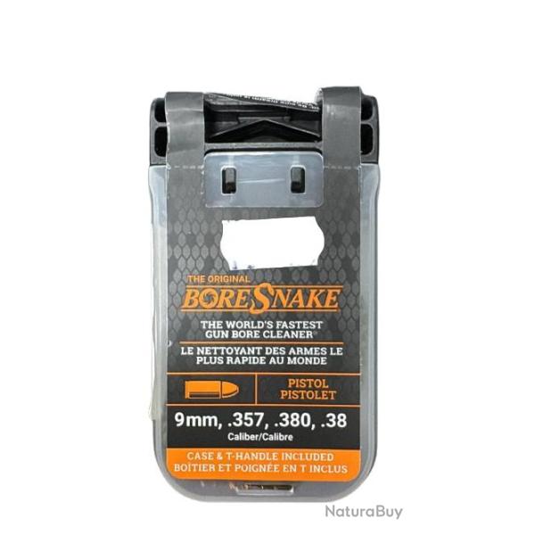 Cordon de nettoyage boresnake Calibre 9mm, 357, 380, 38