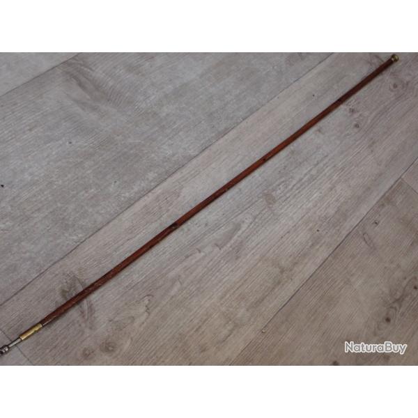 Baguette de nettoyage en bois avec tire bourre pour fusil de chasse � silex