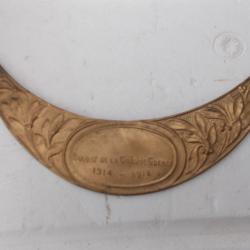 plaque identit&eacute; 14/18 pour casque adrian,bon &eacute;tat