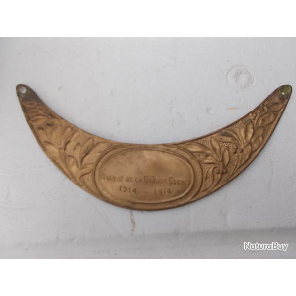 plaque identit� 14/18 pour casque adrian,bon �tat
