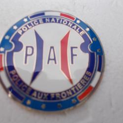 plaque de la PAF pour porte carte,neuve!!