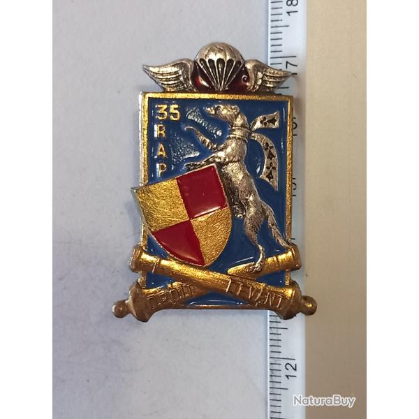 Insigne du 35�me r�giment d'artillerie parachutiste (35�me RAP) - Drago