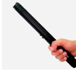 Shocker Electrique Baton POLICE HY-X8 + lampe de poche LED Cree 4 &agrave; 1 &agrave; 34 cm-10million volts !