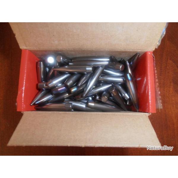vends  50 ogives Hornady 162 gr HPBT MOLY - 284 - 7.08 , 7x64, 280 rem, 284 w, 7 rem mag.......