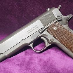 Remington Rand 1911A1 1943 .45 ACP - Pistolet US WWII - Marquages FJA - Cat&eacute;gorie B