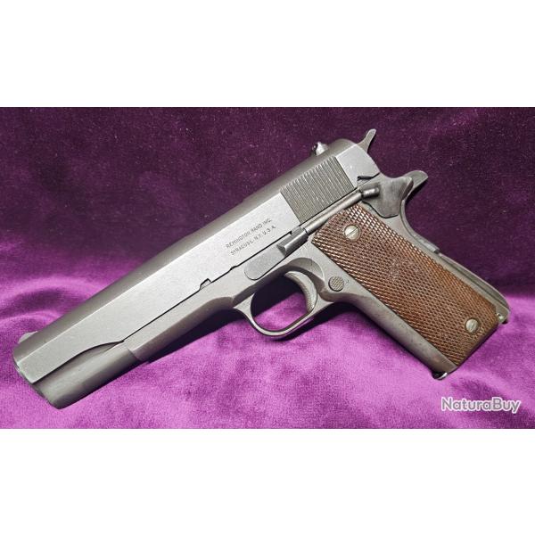 Remington Rand 1911A1 1943 .45 ACP - Pistolet US WWII - Marquages FJA - Cat�gorie B