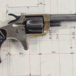 revolver colt new line calibre .22 short poudre noire