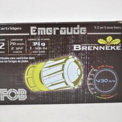 2 Boites de Balles FOB Emeraude calibre 12