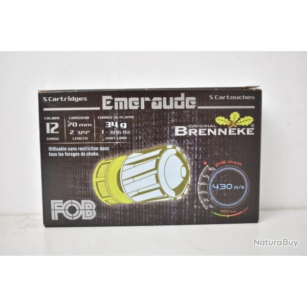 2 Boites de Balles FOB Emeraude calibre 12
