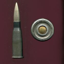 8 mm Lebel - &eacute;tui acier - production Toulouse fin 1944 sous contr&ocirc;le Allemand - marquage : TE 44 C 4