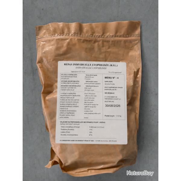Repas lyophilis� complet 24h