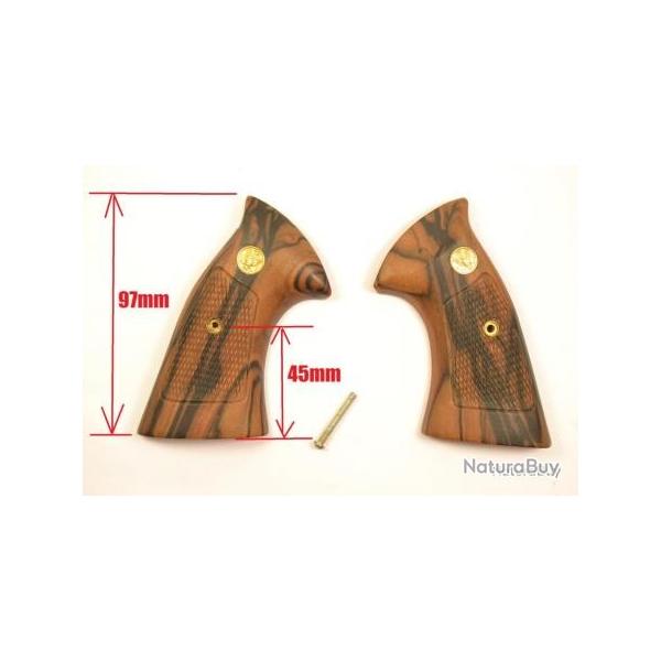 Plaquettes de crosse revolver � identifier