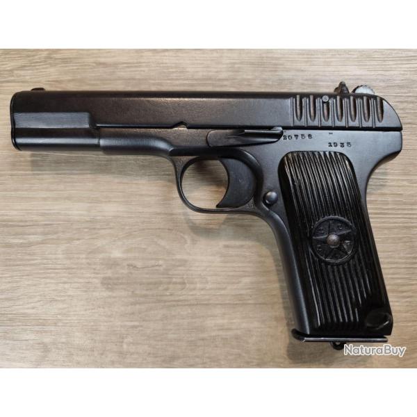 Pistolet TOKAREV TT-30 - Fabrication Russe 1935 - Cal. 7,62x25 Tokarev (Occasion)
