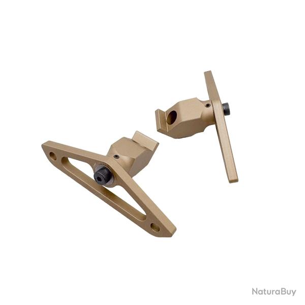 Pieds P-Ski pour bipied Accu-Tac G2 - FDE