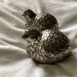 Sali&egrave;re et poivri&egrave;re couleur argent origine Kettner