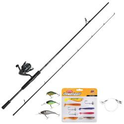 Combo Spinning Abu Garcia Fast Attack Pro 2m10 Perche 5.2:1 5 - 21g 2000 72cm