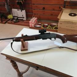 Carabine Remington 7400 avec point rouge calibre 280 Rem