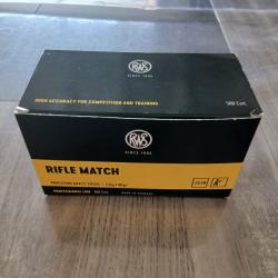 Munitions RWS en 22 long rifle